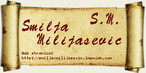 Smilja Milijašević vizit kartica